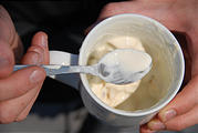 Botswana - Savute - Baobob - Making Yogurt