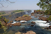 Zambia - Victoria Falls - Above the falls