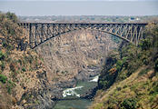 Zambia - Victoria Falls Bridge (to Zimbabwe)