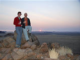 Namibia - Desert - Sundowner - Sunset - Laura - Geoff