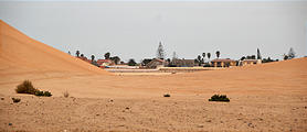 Namibia - Swakopmund - Tommy's Tour - Town, as seen from the dunes