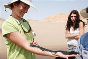 Namibia - Swakopmund - Tommy's Tour - Dunes - Magnet and Iron Sand - Laura