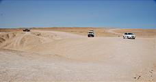 Namibia - Swakopmund - Moon Landscape Tour - Tourist Cars