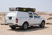 Namibia - Swakopmund - Moon Landscape Tour - Rooftop Tent Truck