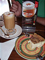 Namibia - Swakopmund - Lunch at the Village Cafe - Rooibos Espresso Drink