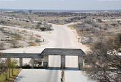 Namibia - Etosha National Park - Okaukuejo - Gate