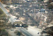 Namibia - Etosha National Park - Flight - Park Gate, seen from the air