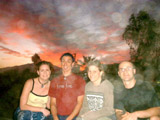 Sunset - Tracey, Leo, Robin, Geoff