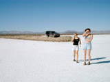 Driving North from San Felipe: Detour to see Salt Flats - Robin, Tracey - Jeep
