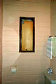 San Ignacio - Hotel Posada - Bathroom - Broken Window Fix (1/3/2002 5:57 PM)