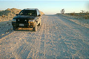 Road to Laguna San Ignacio - Terrible Washboarding (1/4/2002 7:46 AM)