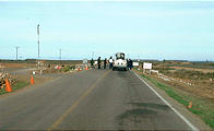 Driving North - Military Checkpoint (1/5/2002 11:15 AM)