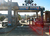 Windshield Camera Photo - Border Crossing - Entering Mexico at Tecate