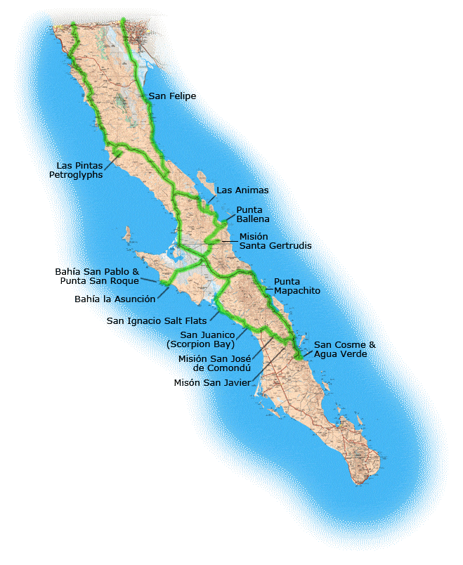 Baja 2012 Track Map