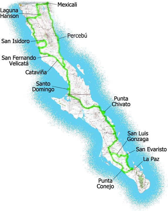 Baja 2016 Track Map