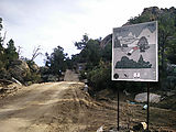 Baja - Road North of Laguna Hanson - Sign