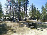 Baja - Laguna Hanson - Sign - Camping Area