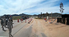 Baja - Military Checkpoint - Highway 3 East of Ensenada