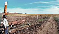 Baja - Searching for Road to San Isidoro - Farmer - Gate