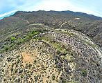 Baja - San Isidoro - Ruins - Aerial - Looking Southeast