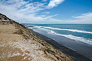 Baja - Bahía Santa Maria - El Pabellón Dunes - Beach - Steep Hill