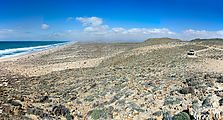 Baja - Morro Santo Domingo - Looking North to Playa Pocheco - Pink Sand Beach - Viewpoint - Sportsmobile