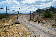 Baja - Punta Chivato - Road - Fence