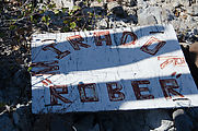 Baja - Ensenada San B - Sign - Mirador Rober - Chairs