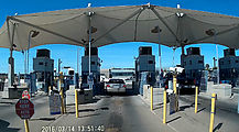 Baja - Mexicali - USA Border - Calexico II - Waiting to cross into USA