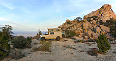 Baja - Sierra de Juarez - Campsite - Laguna Salada View - Sportsmobile