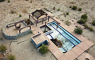 Baja - Santa Isabel - Resort Ruin - Aerial - Pool