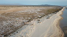 Baja - Estero Percebú - Sand Island - Aerial - Beach - Access Road