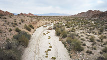 La Mora Canyon - Aerial - Wash