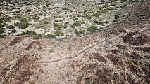 Valle las Animas - Mystery Wall - Aerial