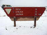 Sign - Trego Gerlach Sulphur