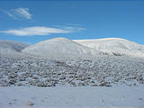 Black Rock Desert - Snow on Mountains