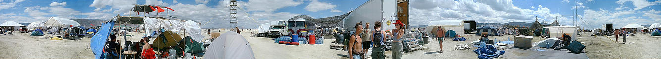 Packing Up Camp (Panorama)