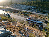 Day 0: Driving Down - Bus Breaks Down View from Above