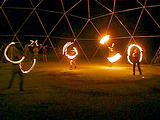 Night Firespinners at Thunderdome