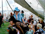 Bev & Stuart's Wedding - Ceremony Audience on Grass