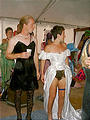 Bev & Stuart's Wedding - Reception in Comfort - Garter