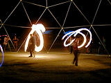 Thunderdome Fire Spinners (photo by Laura)