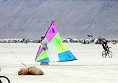 Windsurfer on Skates (photo by Mark)