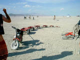 Train of Little Red Wagons