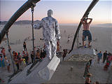 Hanging Rocks - Silver Guy About to Jump from Rock to Rock (Aug 29, 7:45 PM)