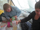 Inside Tent - Making Margaritas (Thursday Sept 2, 7:00 PM)