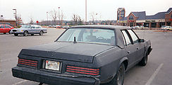 1980 Plymouth Gran Fury - Painted Flat Black