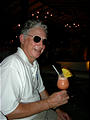 Tamarindo - Hotel Jardin del Eden - Drink - Ken (photo by Dottie) (Jan 3, 2005)