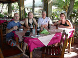 Tamarindo - Restaurant - Geoff Liz Ken Laura (photo by Dottie) (Jan 4, 2005)