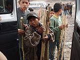 Pacaya - Volcano - Kids Selling Walking Sticks and Horse Rides